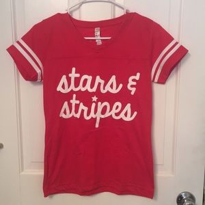 LAT Tops - Patriotic July 4 Stars & Stripes tee LAT Tops - Patriotic July 4 Stars & Stripes tee